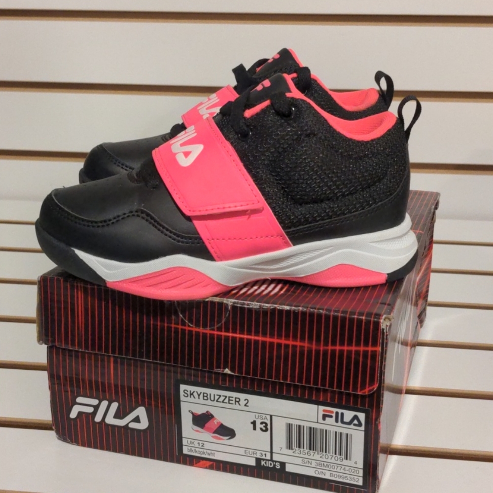 Fila skybuzzer 2 pink/black/white size 13